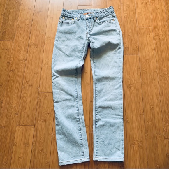 Tory Burch Light Wash Super Skinny Jeans - Picture 2 of 5